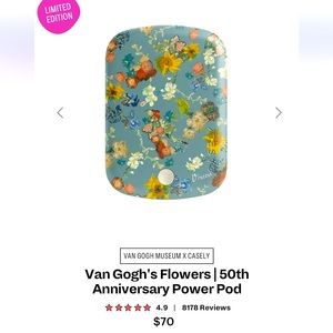 New Van Gogh's Flowers 50th Anniversary
Power Pod